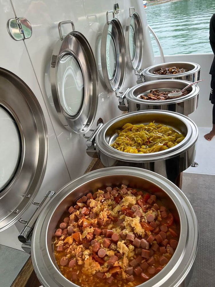 Cruise island scenery view